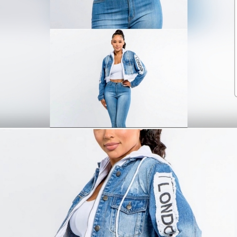 CROP Denim Jacket - NWOT